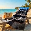 Kw Heavy Trucks Customize Your Name Beach Towel Quick-Dry Soft Microfiber Perfect for Traveling Yoga Camping and Swimming