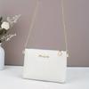 Simple Solid Color, High-end Feel, Quilted Embossed Chain Shoulder Strap, Commuter Women's Bag, Compact Women's Crossbody Bag