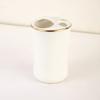 Ceramic Bathroom Set White Tooth Brushing Cup Draining Soap Box Household Shampoo Bottle Washing Six-piece Bathroom Accessories
