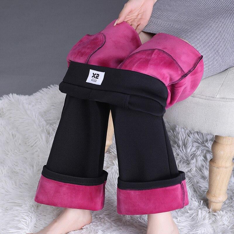 

Зимние женские корейские бархатные утепленные с высокой талией модные высокоэластичные повседневные свободные леггинсы тонкие женские в стиле Харадзюку XXXXXL