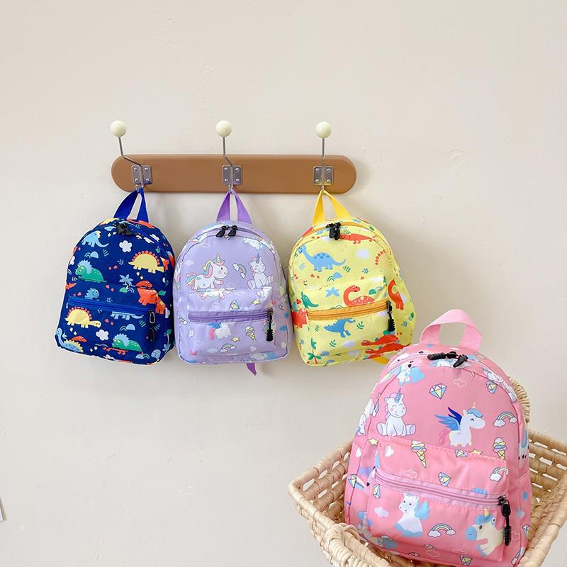 Children'S Cartoon Dinosaur Unicorn Backpacks For Teenager Cute Kindergarten Schoolbag Waterproof Book Bag Boys Girls Animal Bag