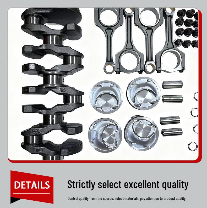 Hyundai G4KJ Engine Overhaul Kit: Timing Repair, Crankshaft, Connecting Rod, Piston Rings
