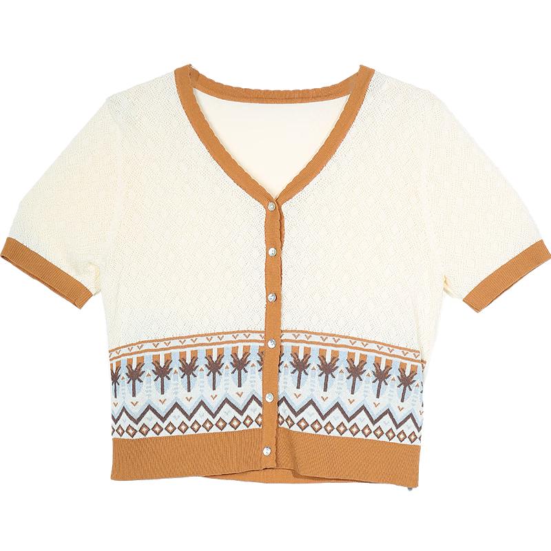 Betu Women s V-neck Knit Short Sleeve Top S