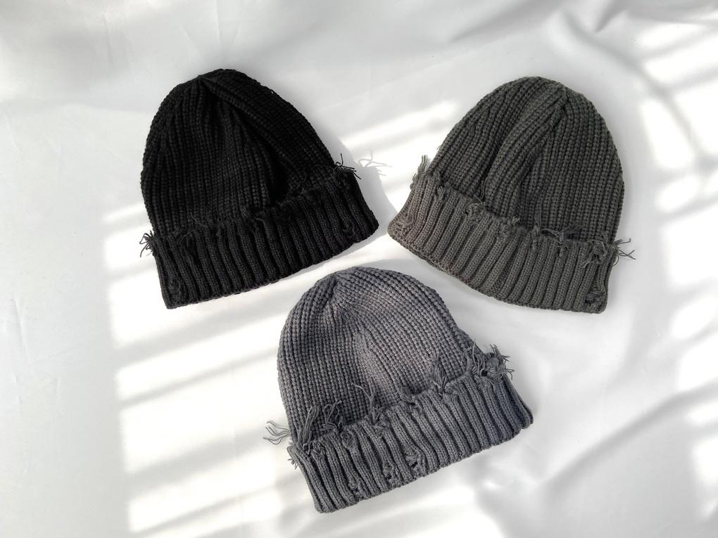 Women's and Men's Vintage Knit Beanie Fall Winter Plain Hat