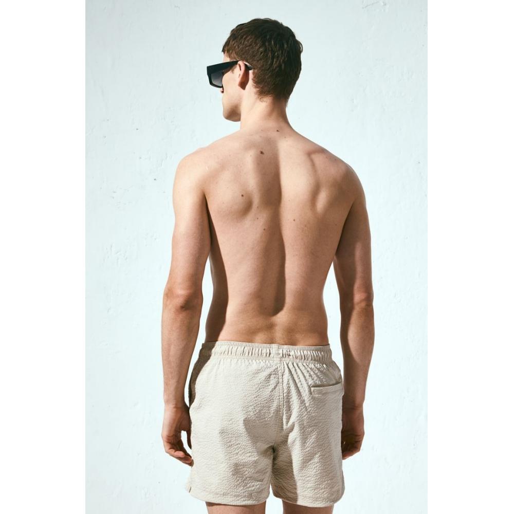 H M Seersucker swiM sHorts Beige