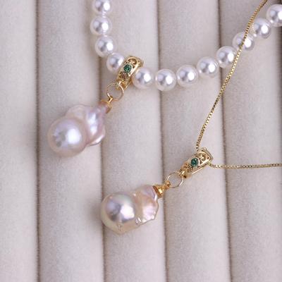 Schitterende Onregelmatige Zeemeermin Vissenstaart Hanger Bedel - 10-12mm Barokke Doe-het-zelf Sieraden Accessoire