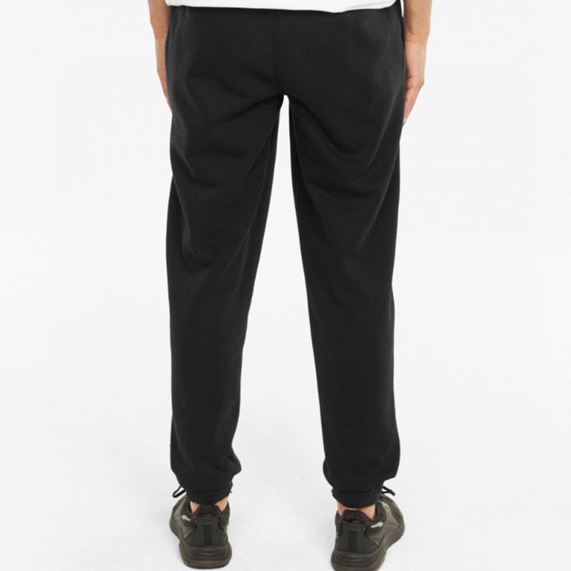 Puma Modern Basics Logo Joggers With Cuffed Ankles Men Bottoms Black 846416-01