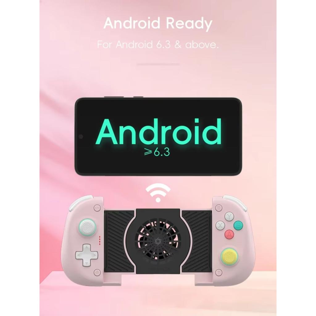 X3 Wireless Mobile Game Controller - Ergonomic Gamepad with Dual Vibration for Smartphone  PUBG Mobile