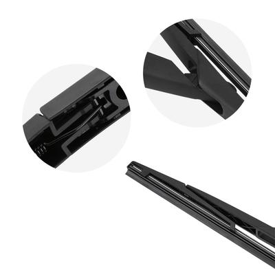 Rr Wiper Blade Rr Windscreen Wiper Arm Blade Set with Rubber Flexible Soft Layer Design for   III 3 H 2003-2009