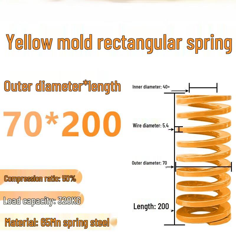 High-Strength Flat Wire Rectangular Die Spring