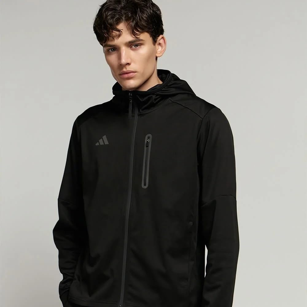 Adidas Hydro Sauna Suit Top and Bottom Set Jacket and Pants for and Workouts 4.0 (ADISS24M) - Running, Jogging, (Black, XX-Large)