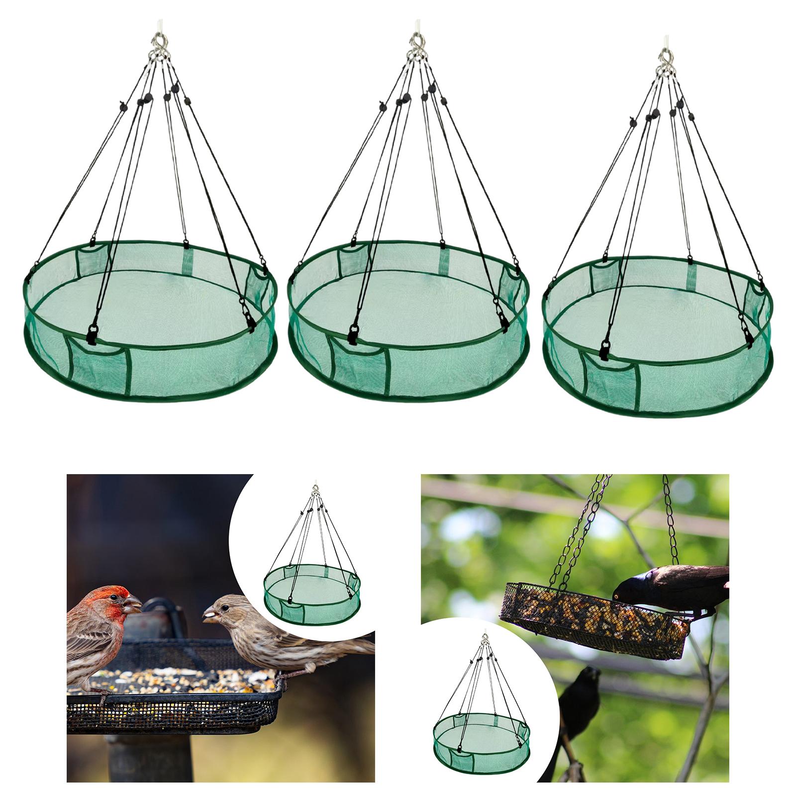 Bird Seed Catcher Tray Large for Attracting Birds Outdoors Backyard Garden 41cmx11cm