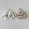 Cosy Infant Fleece Lined Hand Mittens Attached Neck Rope For 1-4 Year Old Children Soft Winter Accessories Unisex