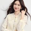 Chinese Style Jacquard Vest Dress Two-Piece Set