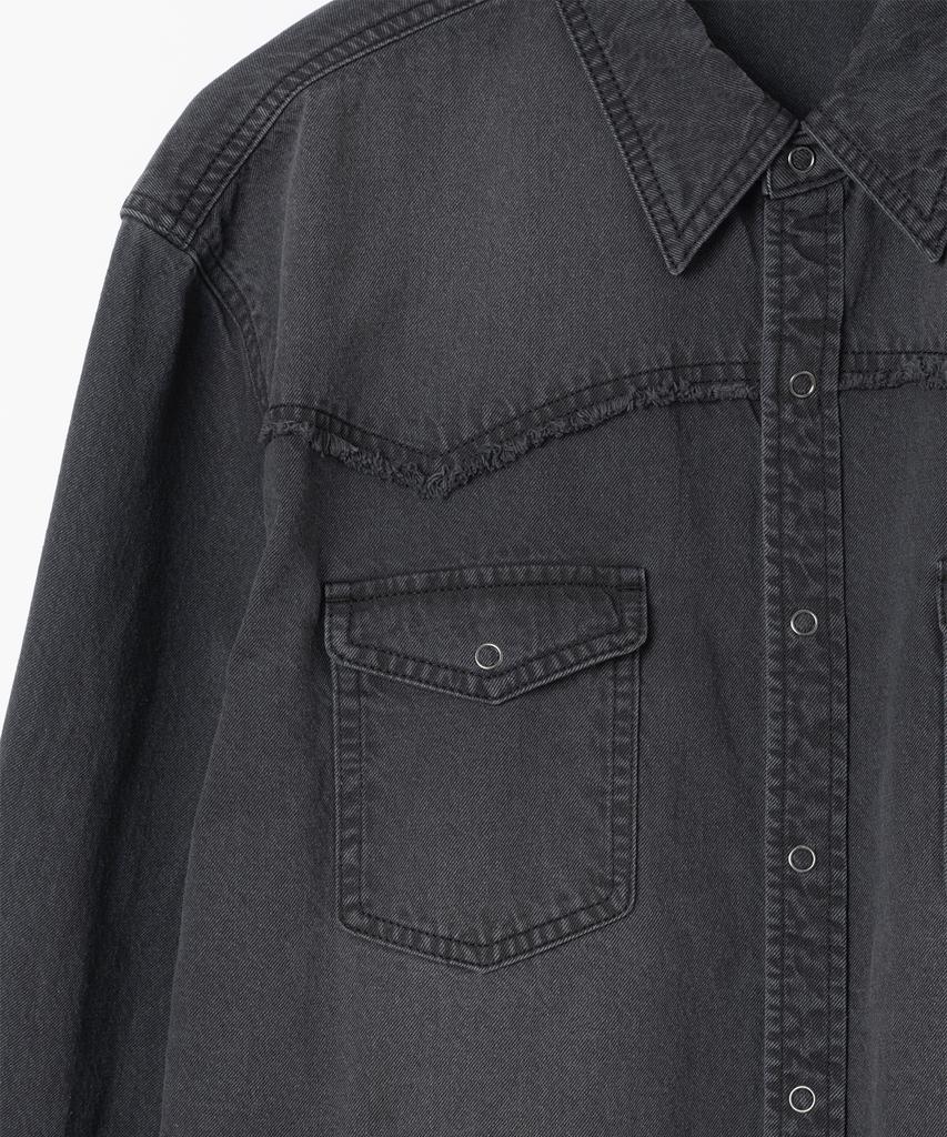 MILLO ARCHIVE New Normal Western Denim Shirt [Washed Black]