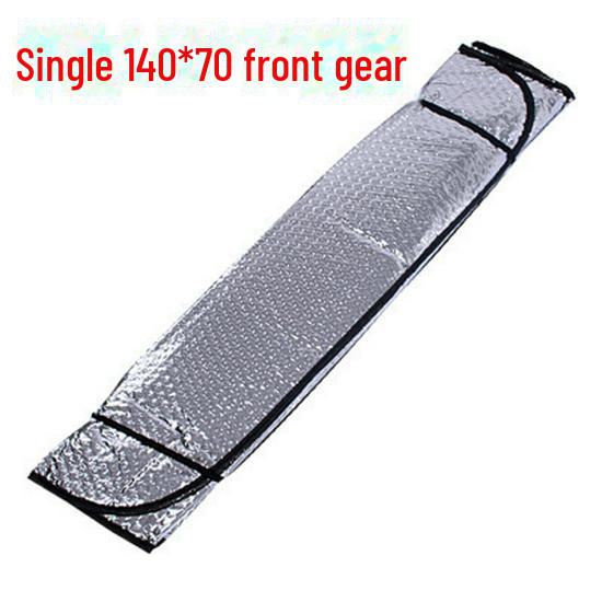 Car Front Sunshade - Aluminum Film, 130x60cm, Summer UV Protection
