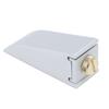 Hand Sanding Paper Kit Wedge Shape Aluminum Alloy Hand Sandpaper Holder with 80 Grit 6mx25mm Paper