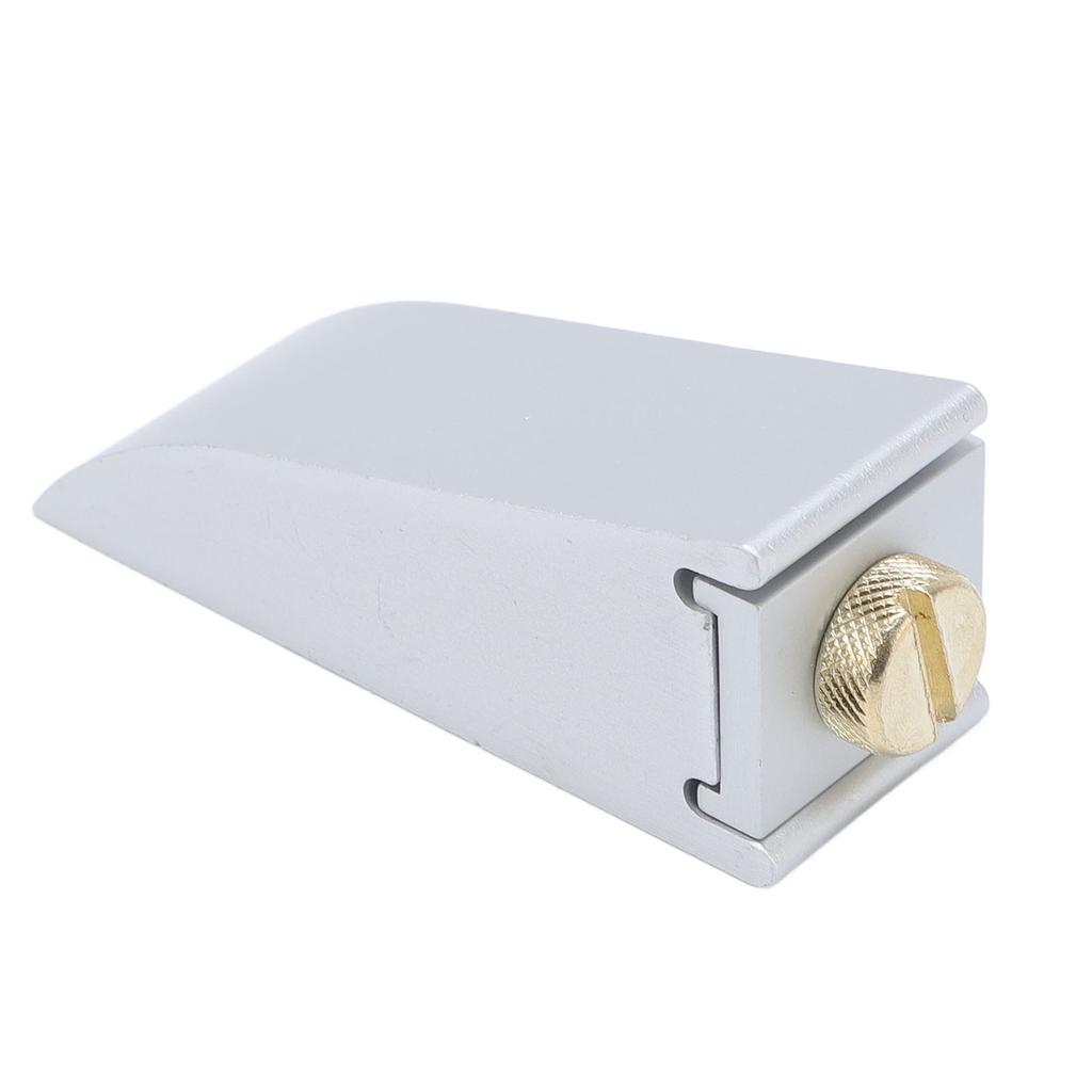 Hand Sanding Paper Kit Wedge Shape Aluminum Alloy Hand Sandpaper Holder with 80 Grit 6mx25mm Paper