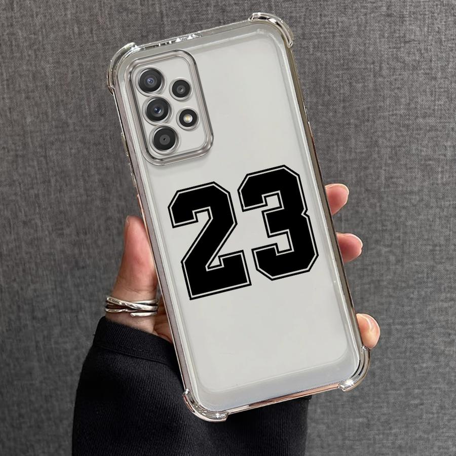 

Basketball Star Numbers Case for Samsung Galaxy A26 A33 A16 A35 A36 A25 A52 A17 A21s A13 A15 A24 Soft Cover Galaxy A23