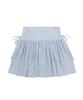 Mongbirdy Golf Cool Air Spandex Ribbon Tie Skirt Blue