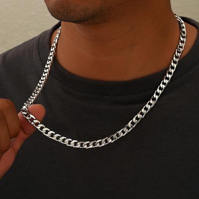 Men's Hip Hop Necklace Sweater Chain - Versatile Autumn/Winter Jewelry