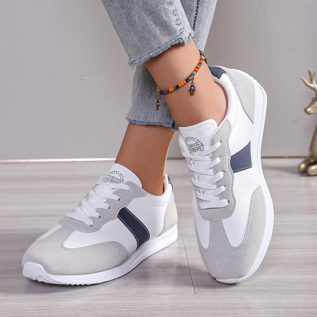 Fashion Autumn Women's Casual Shoes 2024 New Lace Up Flats Outdoor Sneakers for Women Platform Shoes Light Casual Women's Running Shoes