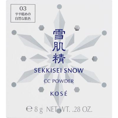 Sekkisei Snow Cc Powder 03 Slightly Darker Natural Skin Color 8g