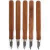 DOITOOL 5 Pcs Wood Carving Knives Kit, Dual Double Bevel Marking Woodworking, Wood Whittling Knives Woodworking Scribe Tool, Wood Carving Tools for
