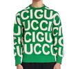 GUCCI All Over Logo Intarsia Knit Sweater 763672-XKDLV-3521
