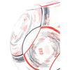 adidas Size 5 Soccer Ball PVC Unisex White Red Gray JN7303