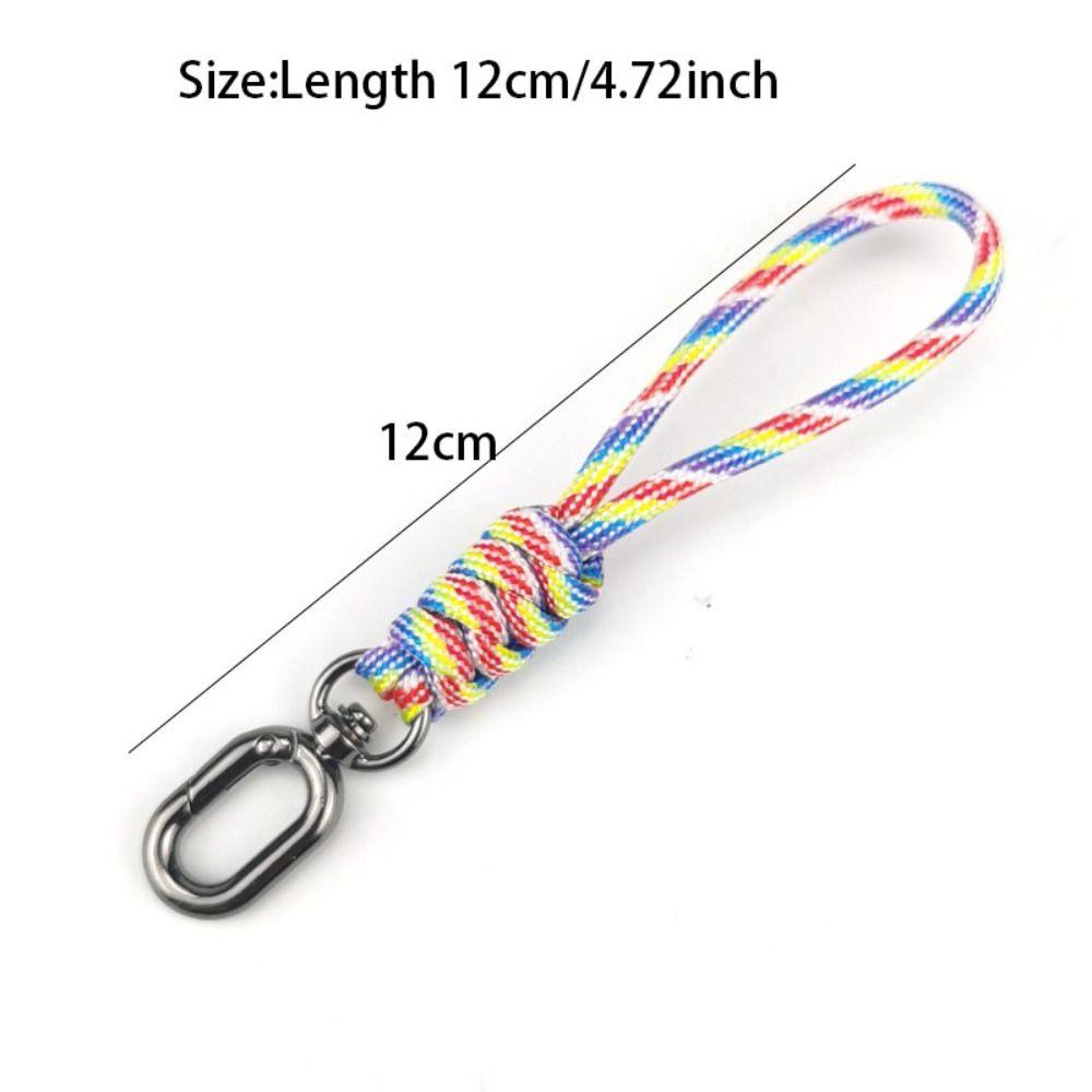 8 Styles Paracord Keychain Lanyard 12cm Emergency Survival Keyring  Outdoor Tool