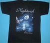 Neues beliebtes Nightwish Band Schwarzes T-Shirt Baumwolle Volle Größe