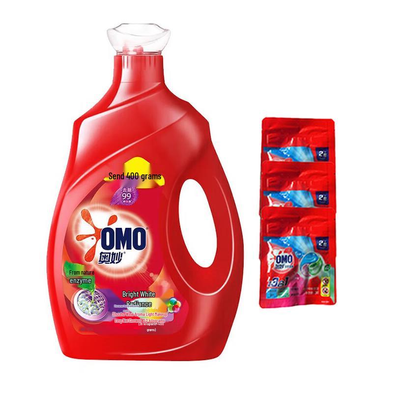 OMO Multi-Effect Color Protection Laundry Detergent & Pods Bundle