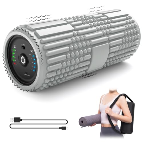 Electric Foam Roller for Myofascial Release [Recommended by Muscle Training Experts and Featured in Poco ce] Built-in 4000mAh High-Capacity Battery, 4