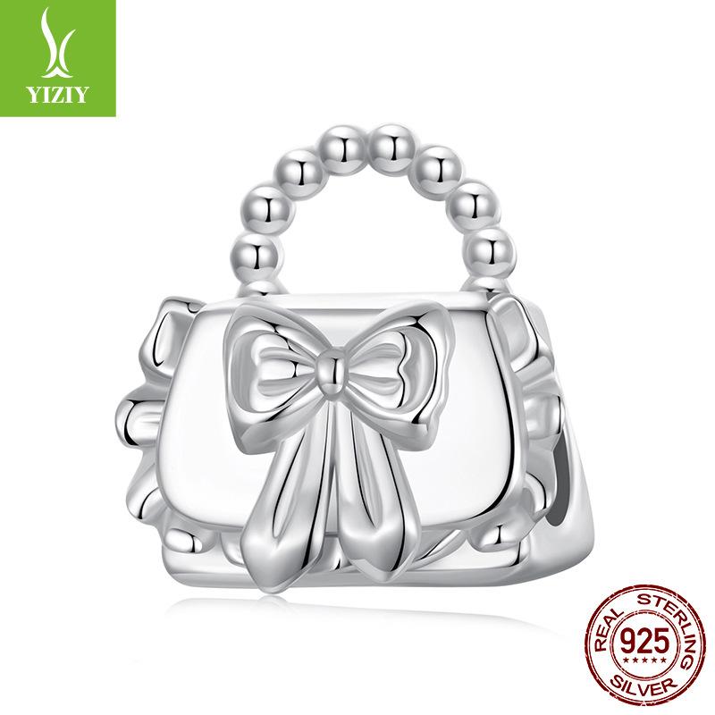 925 Sterling Silver Shining Heart Beads, Love Tree Of Life Diy Bracelet Accessories Valentine'S Day Series