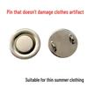 Instant Fridge Magnet Converter Pin - Strong Magnetic Brooch with Metal Buckle Fixation