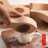 New Solid Wood Hand Made Stuffed Bun Pattern Mantou Mold Is Suitable for Novices To Make Hand Made Steamed Bun Pasta