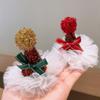 Bowknot Christmas Hat Hairpin Children Hair Clip Korean Hair Accessories Christmas Costume Dress Up
