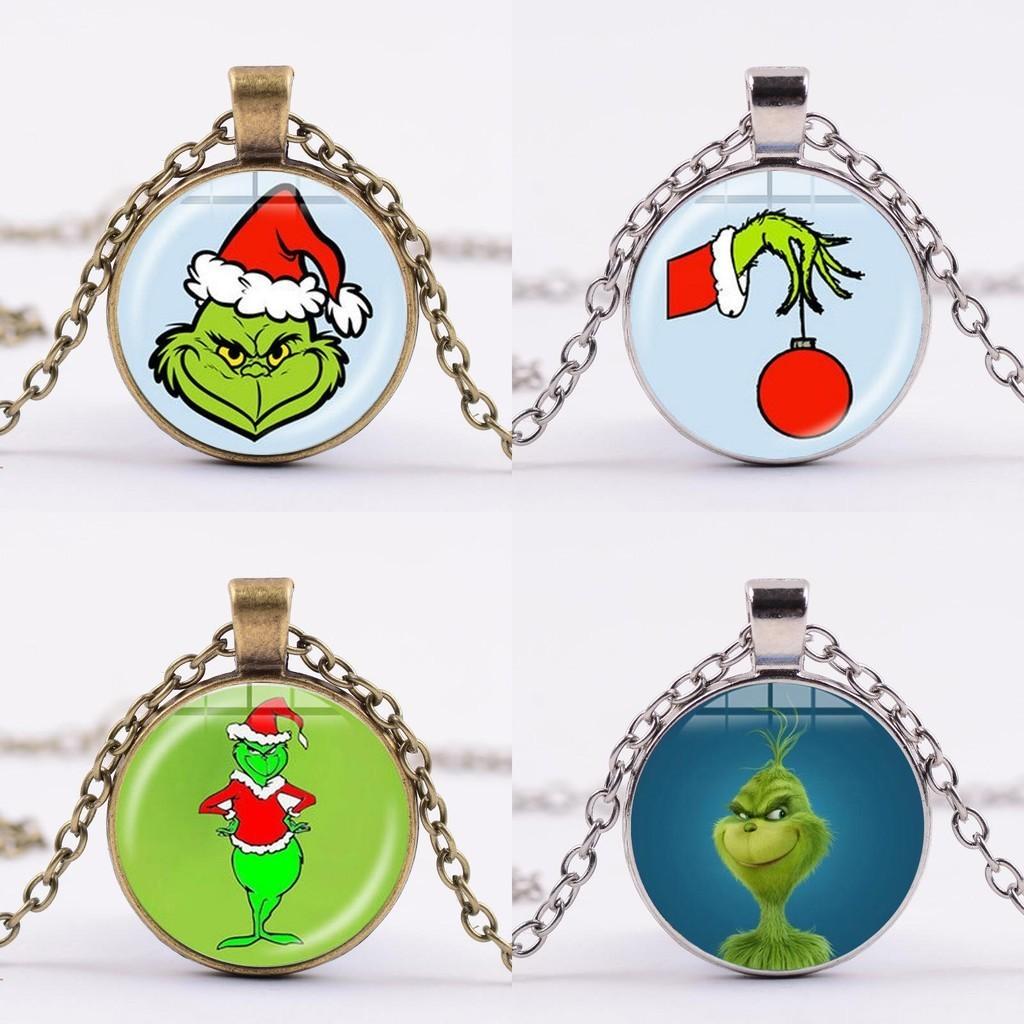 The Grinch And Max Whoville 1 Inch Pendant Necklace Holiday Christmas Gift For Fans And Collectors