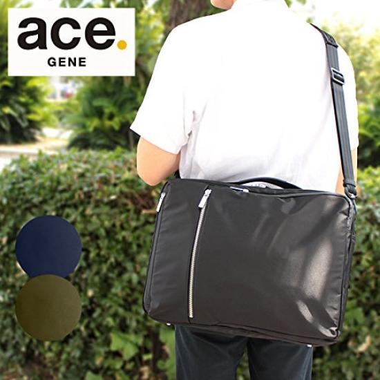 3way Business Bag Gadgetable 15inch PC Storage Basic Type B4 Thin 14 Liter Navy [Ace Gene] Men's