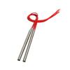 FCABA 10PCS 6mm 120~135mm 201SUS Single Head Dual Heating Tube 110V/220V/380V 200W Cartridge Heater Electric Resistance Element