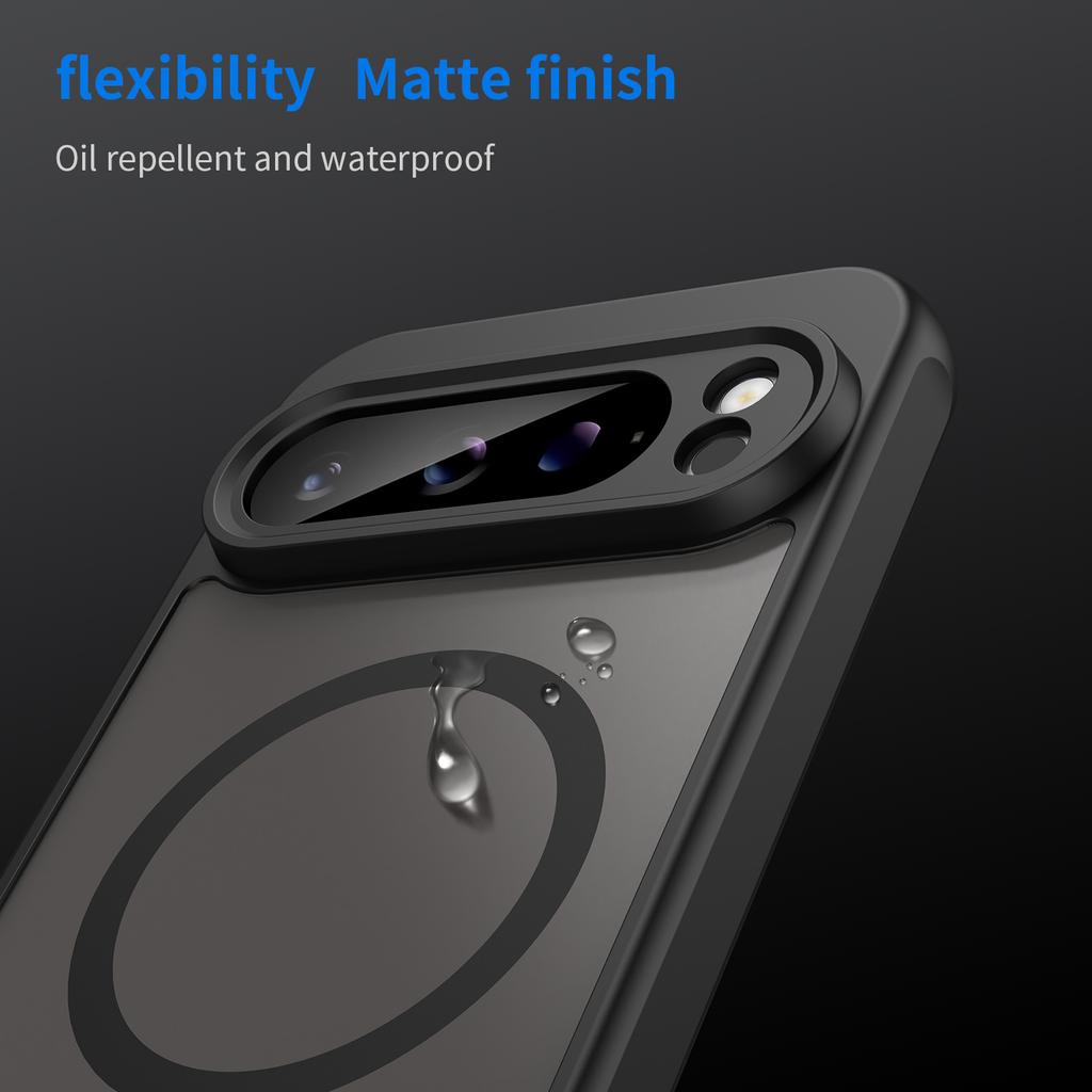Google Pixel 9 Pro Phone Case,Magnetic Shockproof Phone Case,Bumper Hybrid Cover for Google Pixel 9 Pro