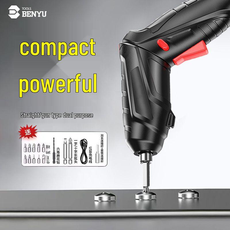 Rechargeable Mini Electric Screwdriver Drill - Fully Automatic Household Tool