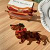 Animals Dachshund Hair Claw Large Acetate Grab Clip Fashion Cartoon Hairpin  Travel