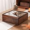New Chinese Style Walnut Wood Divided Snack Tray