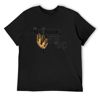 The Beginning After the End Logo T-Shirt Oversized Plus Size Tops Mens Graphic T-shirts Pack