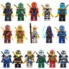 Ninja Minifigure Building Blocks Set – Small Particle Educational Assembly Toy for Kids, Collectible Ninja Figures, Creative Play Gift