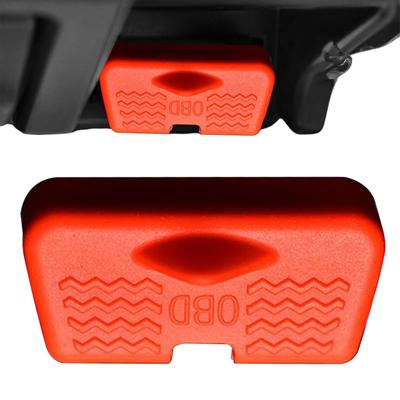 Couvercle de port OBD de voiture en silicone étanche anti-poussière Fournitures automobiles Couvercle de scanner OBD pour SUV Camping-car Véhicule Voyage Trajet Conducteur Pick-ups