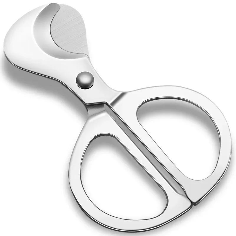 1 Pcs Stainless Steel Handle Scissors, Sharp And Double-edged, Simple And Exquisite Tool For Cutting серебряный