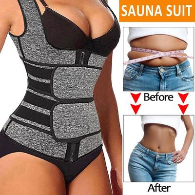 Ženy Trenér do pasu Vesta Korzet Hubnutí Spalování tuků Formování postavy Košile na hubnutí Cvičení Tílka Tvarované oblečení Sauna Mikina Fitness tílka